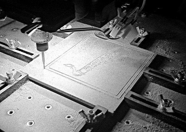 DIY Arduino CNC MDF engraving
