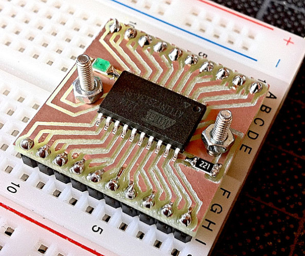 Arduino CNC SMD PCB-Test
